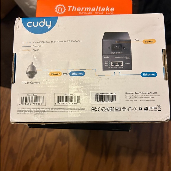 Cudy POE400 90W Gigabit Ultra PoE++ Injector Adapter Power Supply NWT - Picture 4 of 9